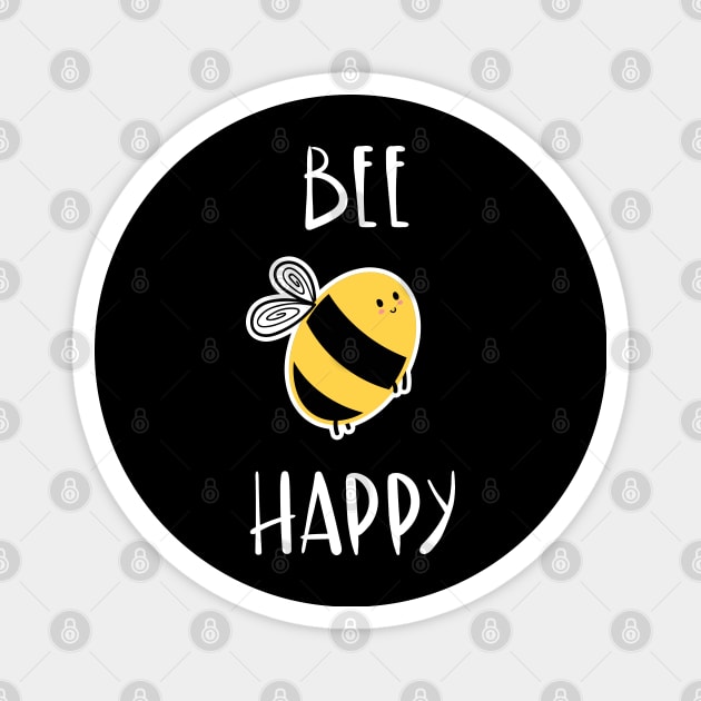 Bee Happy! Magnet by Meeko_Art